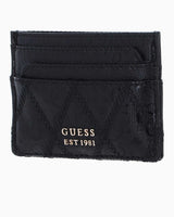 Guess Metal Logolu Kartlık Black