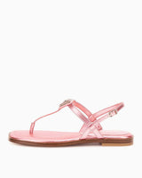 Guess Rainey4 Logolu Parmak Arası Sandalet Pink