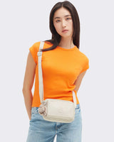 Kipling Abanu Basic Plus Çapraz Askılı Kadın Çantası Beige Pearl