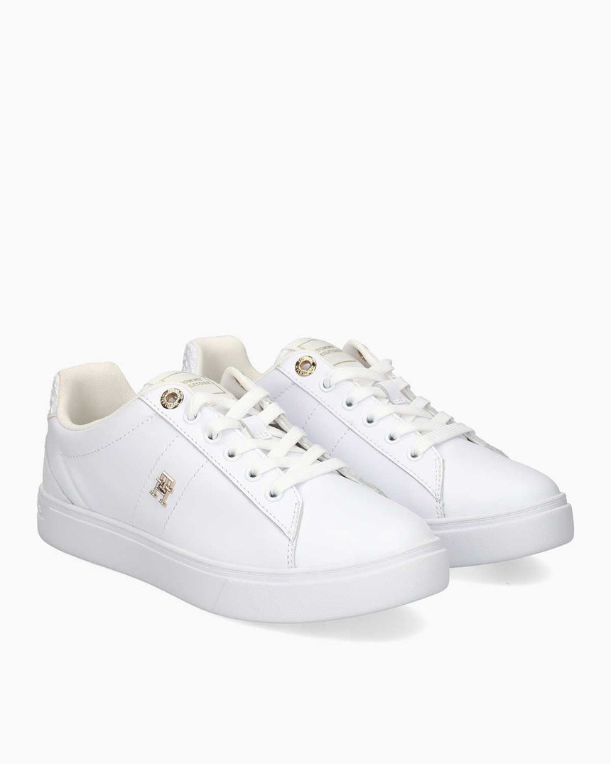 Tommy Hilfiger Elevated Essent Monogram Kadın Sneaker White