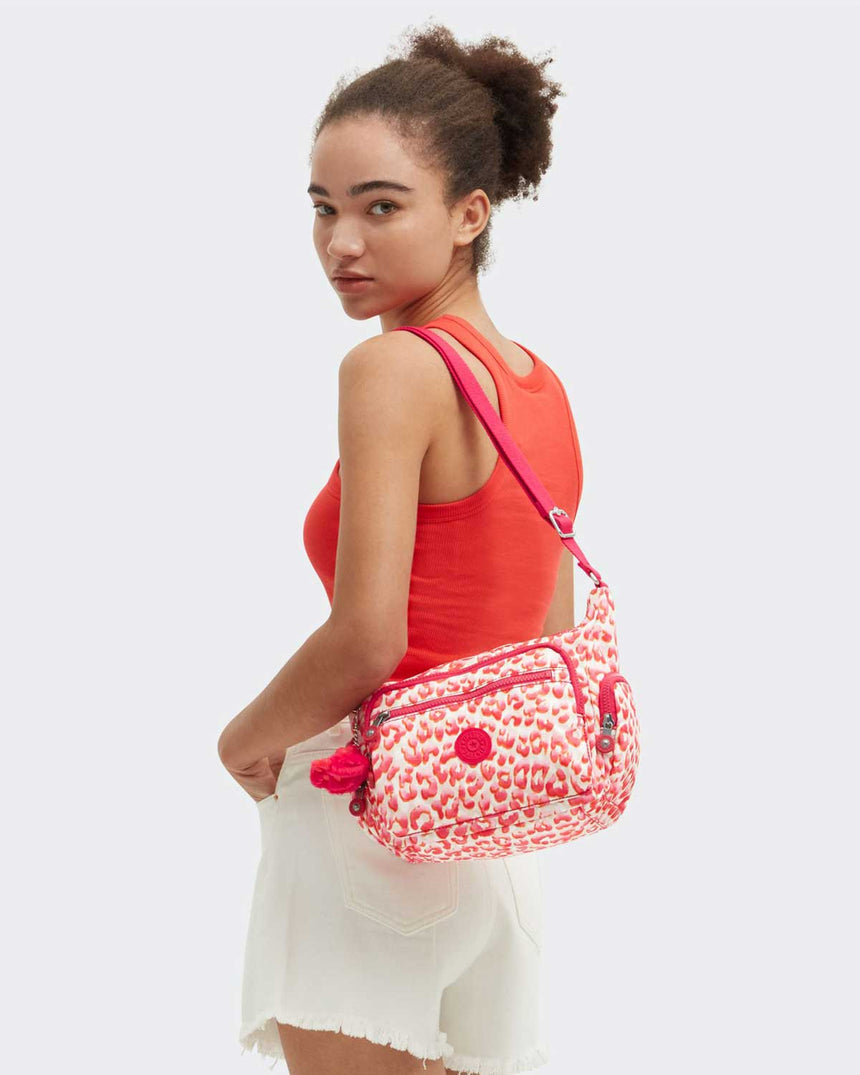 Kipling Gabbie S Kadın Omuz Çantası Latin Cheetah