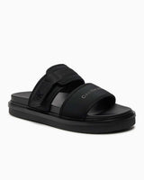 Calvin Klein Double Bar Logolu Sandalet Triple Black