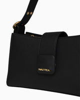 Nautica Logolu Omuz Çantası Siyah