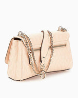 Guess Betula Convertible Flap Zincir Detaylı Parlak Omuz Çantası Apricot