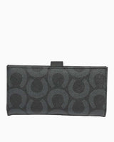 Us Polo Assn Monogram Baskılı Kadın Cüzdan Siyah - Siyah