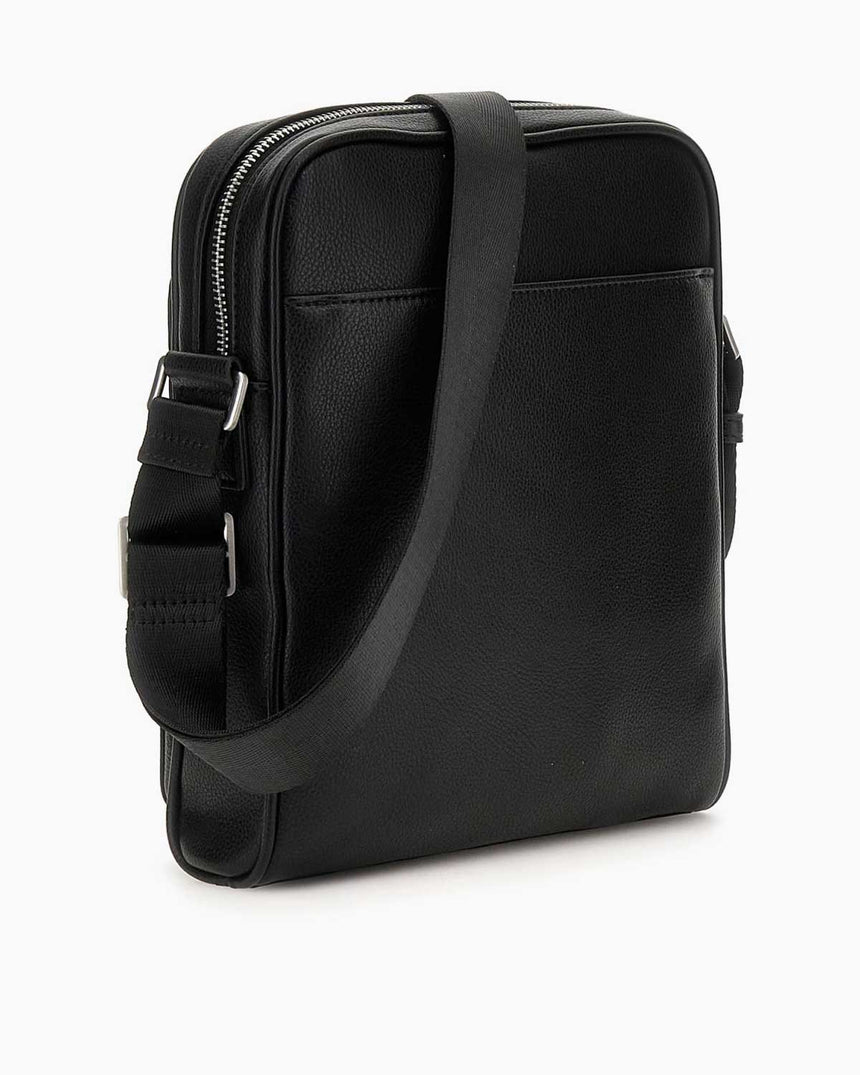 Guess Milano Ön Fermuar Detaylı Çapraz Askılı Çanta Black