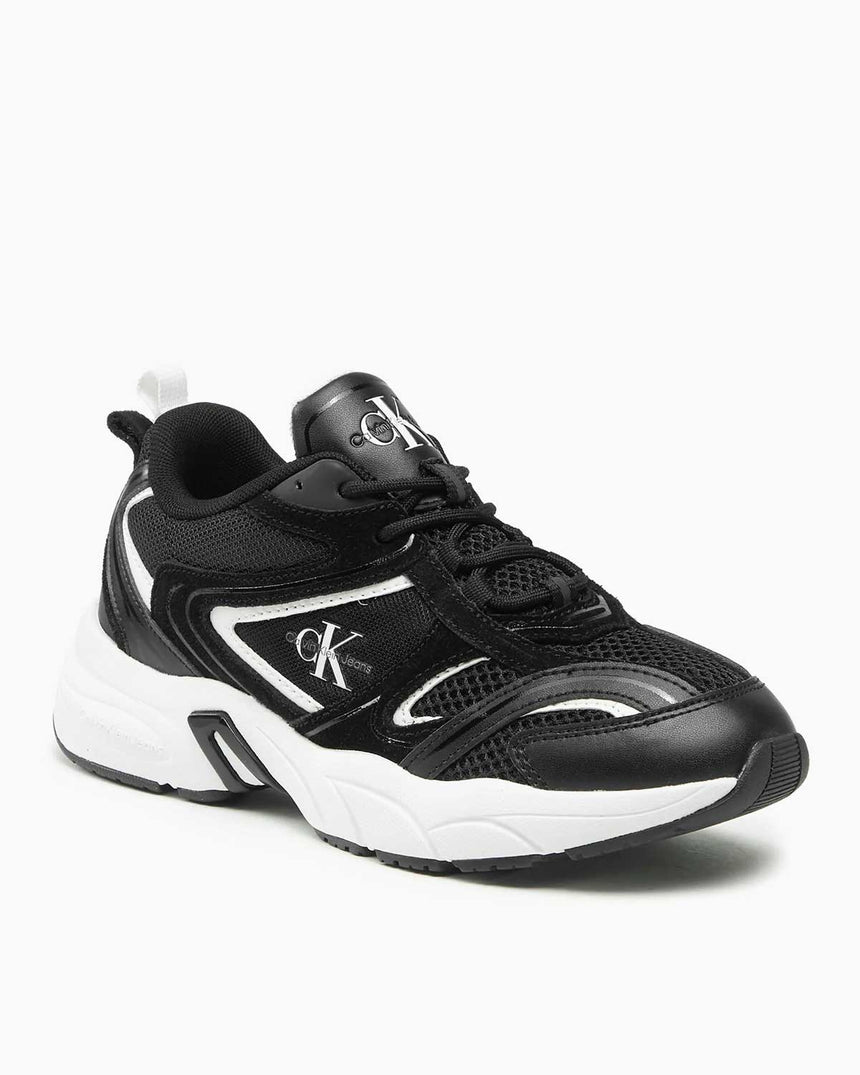 Calvin Klein Retro Tennis Runner Sneakers Black/Bright White