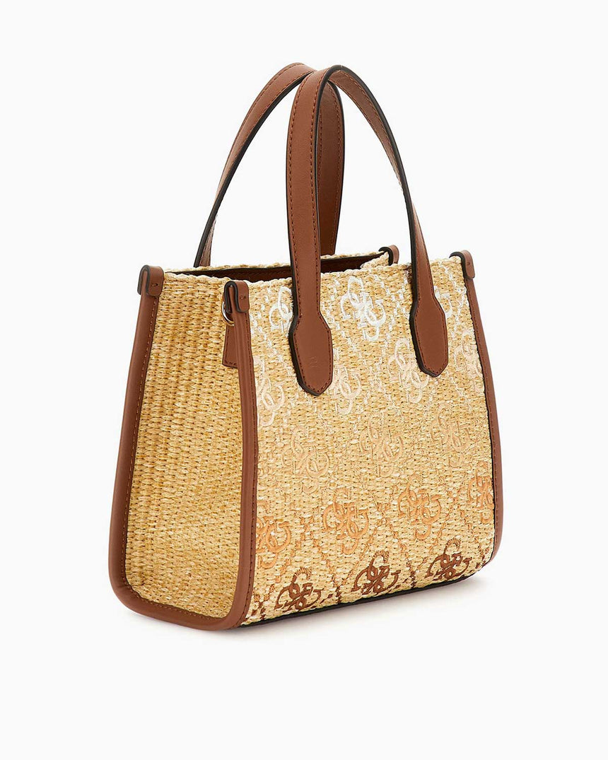 Guess Silvana Uzun Askı Detaylı El Çantası Cognac/Olive