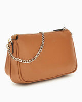 Guess Bramina Noelle II İki Torbalı Kadın Çapraz Askılı Çanta Light Cognac