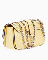 Guess Orlina Convertible Zincirli Çapraz Askılı Mini Çanta Cornsilk