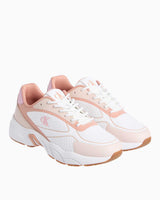 Calvin Klein Retro Tennis Sneaker Bright White/Dusty Coral/W Pink