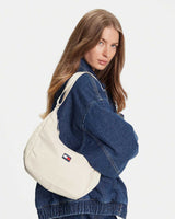 Tommy Hilfiger X-Body Şehirli Kadıın Omuz Çantası Newsprint