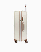 Benetton Trolley Sert Kabuklu Büyük Boy Valiz Beyaz