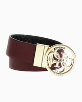 Guess Noelle Belts Kemer Brown Logo