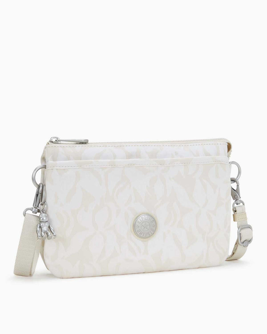 Kipling Riri Elevated Jacquard Çapraz Askılı Çanta Palm Beige