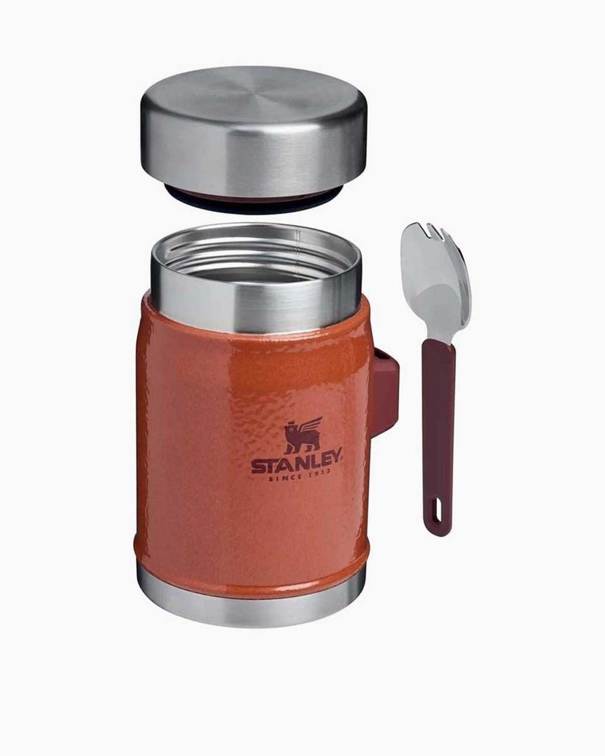 Stanley Efsane Klasik Seri-0.40 Litre Çelik Kaşıklı Yemek Termosu Hammertone Clay