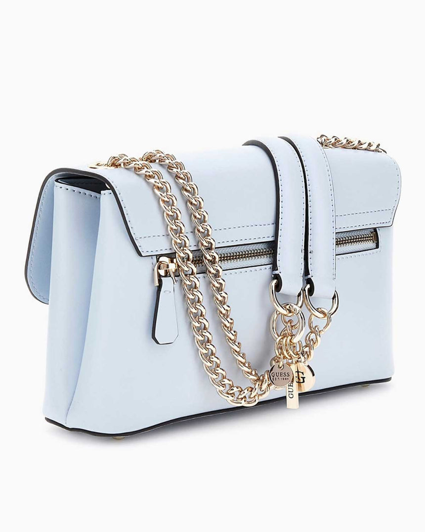 Guess Daryna Convertible Zincir Detaylı Omuz Çantası Powder Blue