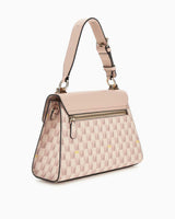 Guess Wave Handle Flap Logolu El Çantasıı Blush Logo