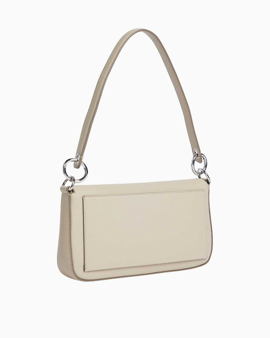 Calvin Klein Minimal Monogram Pouch Shoulder Bag Omuz Çantası Crockery