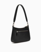 Guess Eco Jazlynn Logolu Omuz Çantası Black