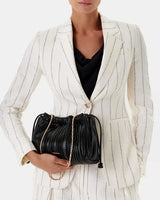 Calvin Klein Plisse Büzgülü Çapraz Askılı Kadın Çanta Black