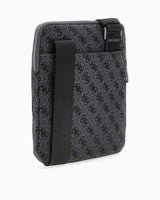 Guess Milano Monogram Çapraz Askılı Çanta Coal Black