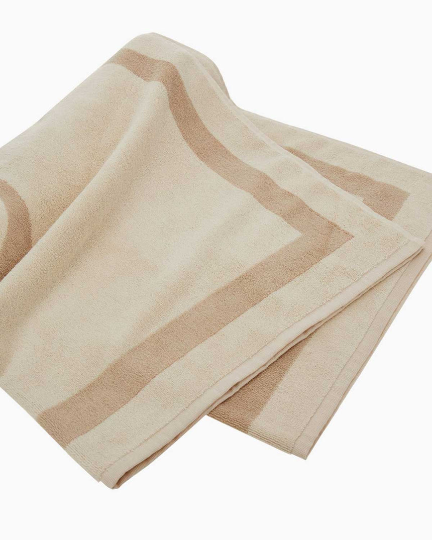 Guess Jacquard Frame Plaj Havlusu Sandy Shore