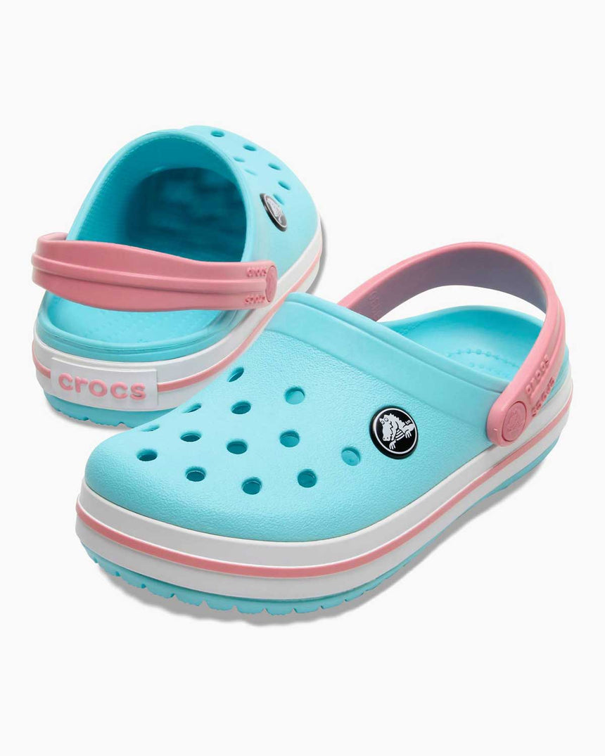 Crocs Clog Unisex Çocuk Terlik Ice Blue / White