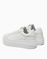 Calvin Klein Jeans Bold Platform Low Top Sneakers Triple Bright White