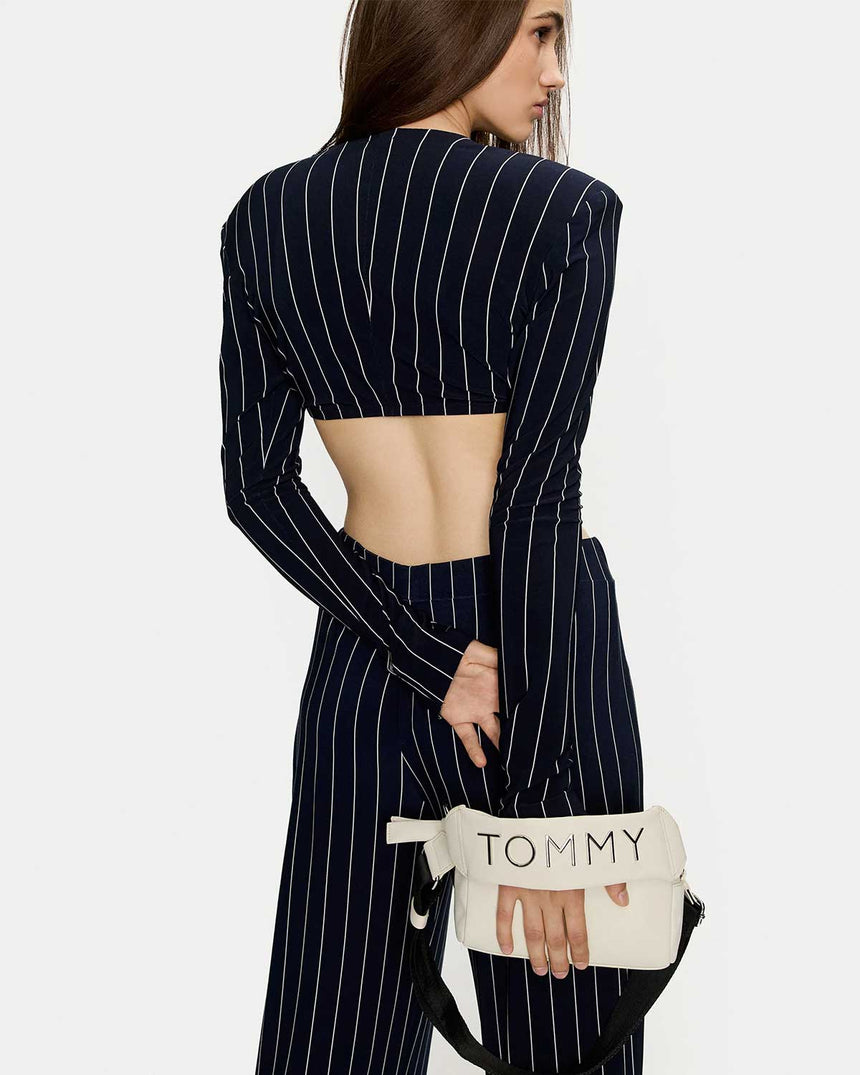 Tommy Hilfiger Bold Metal Yazılı Camera Bag