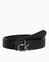 Calvin Klein Reversible Fixed Belt Kemer Black/Black Mono