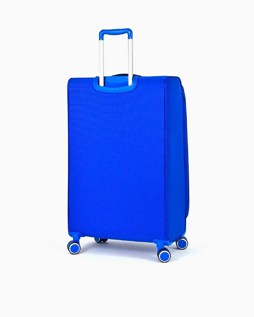 Benetton Logo Detaylı Orta Boy Kumaş Valiz