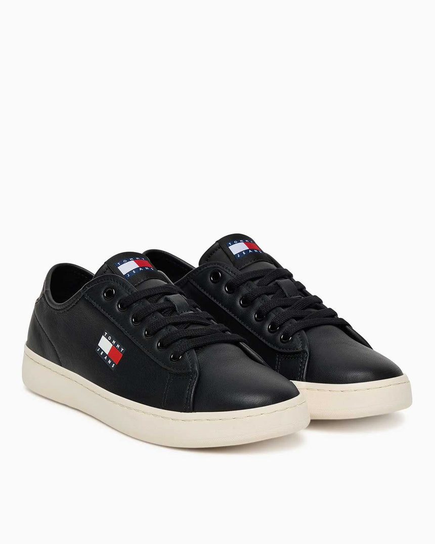 Tommy Hilfiger Gillian Ultra Hafif Kadın Kort Sneaker Black
