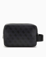 Guess Losanna Beauty Case Double Monogram El Çantası Black
