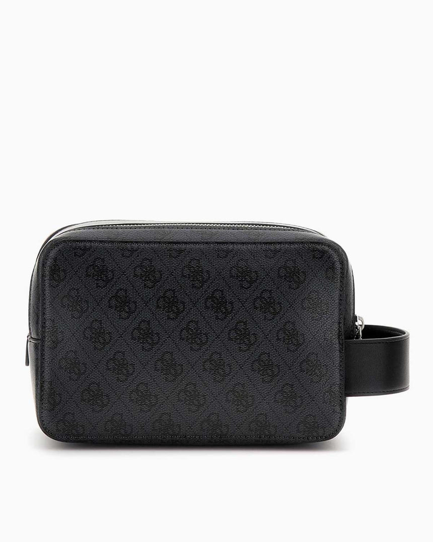Guess Losanna Beauty Case Double Monogram El Çantası Black