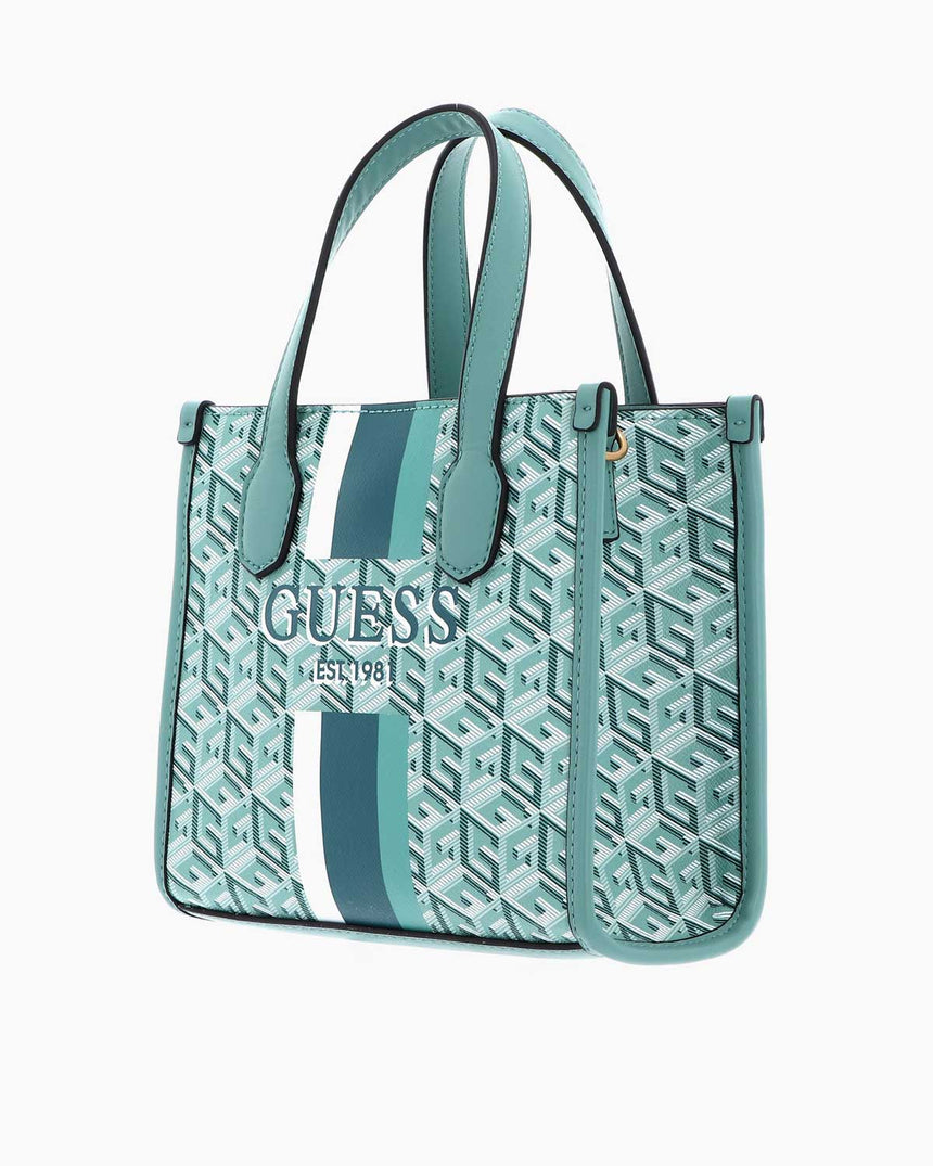 Guess Silvana Compartment Monogram Mini El Çantası