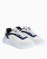 Calvin Klein Eva Runner Low Sneaker Bright White/Calvin Navy/Silver