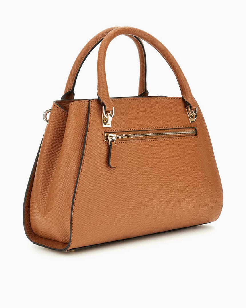 Guess Bramina Noelle II Luxury Kadın El Çantası Light Cognac