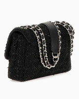 Guess Giully Satchel Mini Omuz Çantası Black