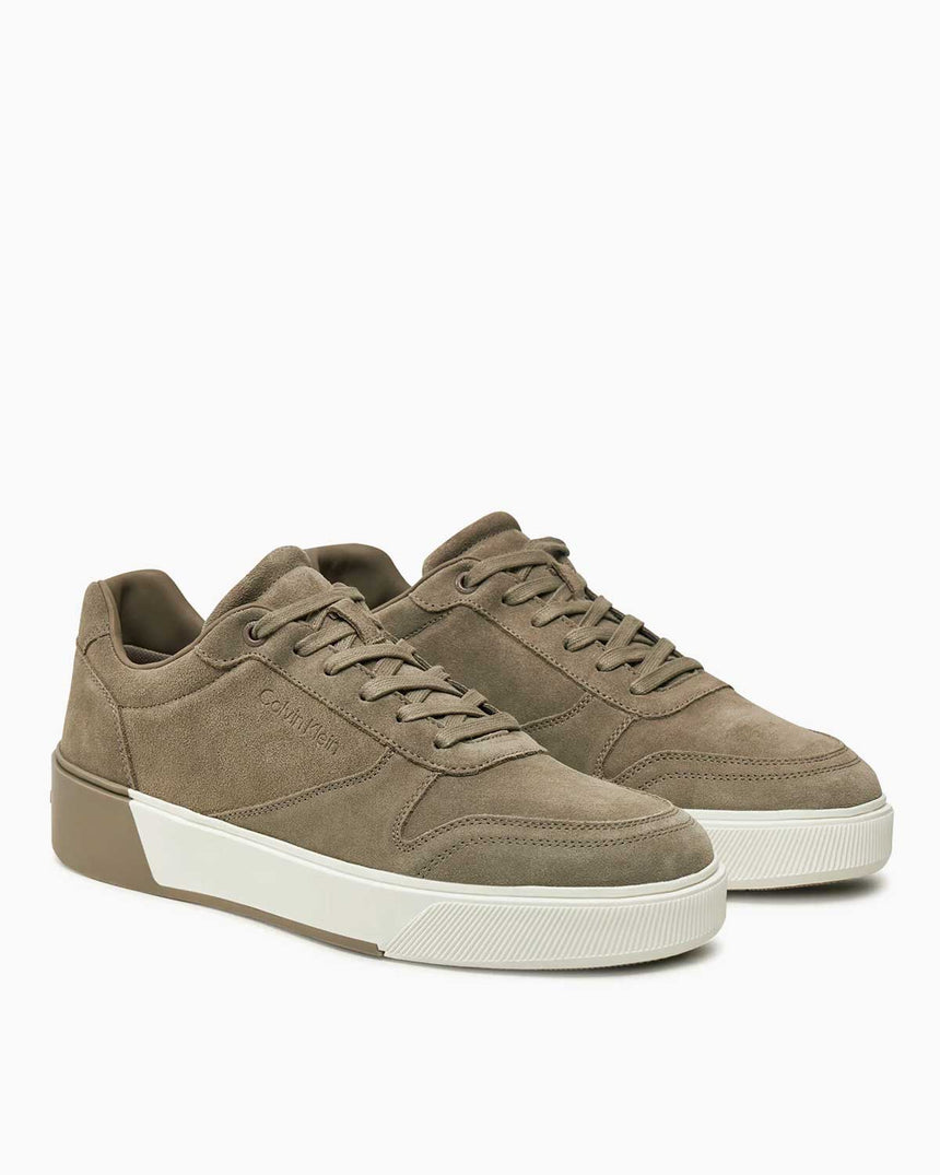 Calvin Klein Low Top Lace Up Bskt Sue Erkek Sneaker Brindle