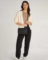 Calvin Klein Sculpted Flap Zincir Detaylı Çapraz Askılı Çanta Black