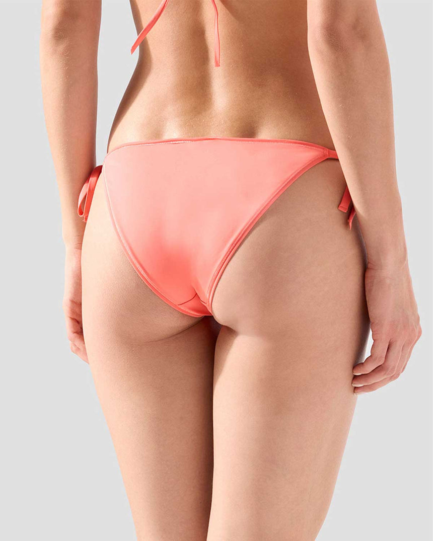 Calvin Klein String Side Tie Bikini Altı Dazzling Coral