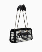 Guess Cristi Kadın Yün Karışımlı El Çantası Black Multi