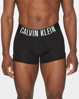 Calvin Klein Trunk Underwear Logolu Boxer Black / White
