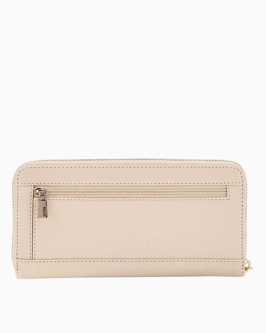 Guess Laurel Large Zip Around Cüzdan Bone