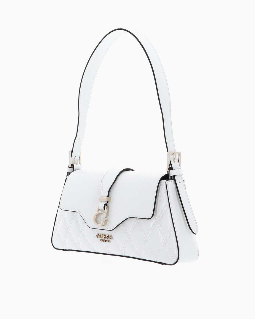 Guess Flap Shoulder Logolu Omuz Çantası