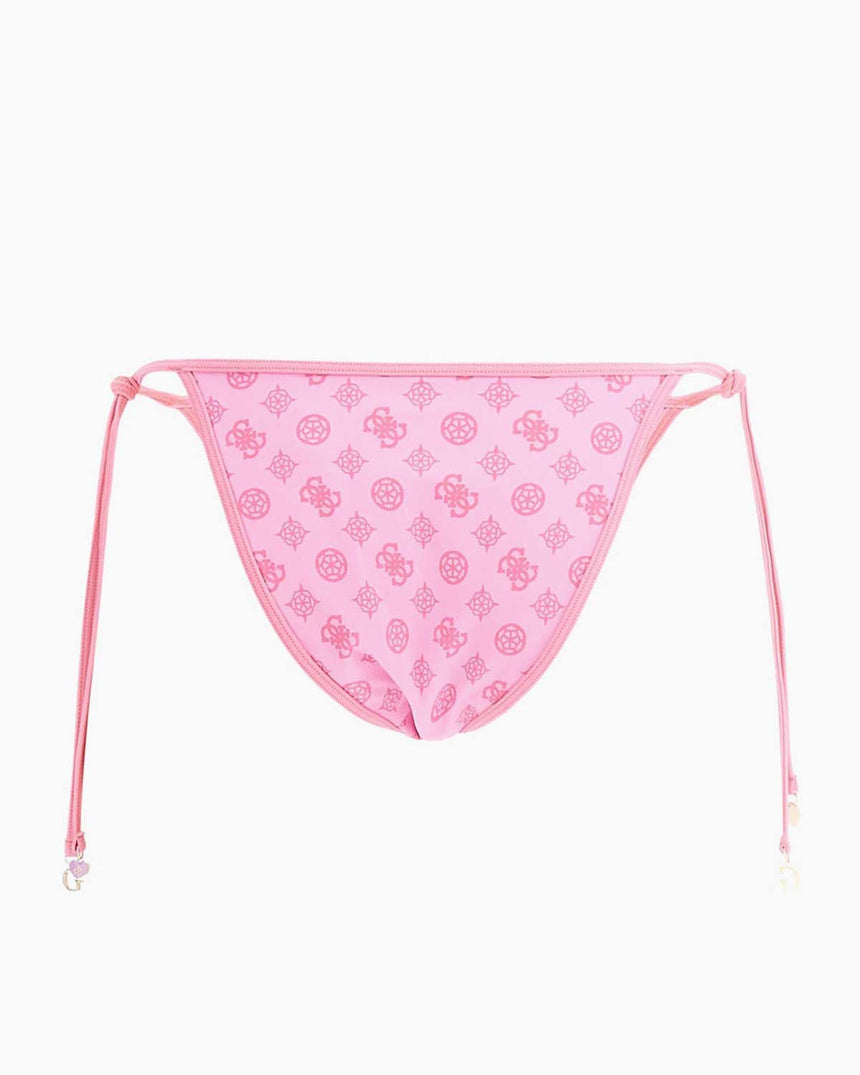 Guess String Brief Bikini Altı Summer Peony Pink Ao
