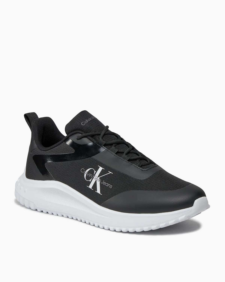 Calvin Klein Runner Low Top Logolu Sneakers Black/Bright White