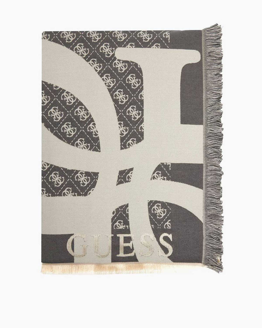 Guess Jacquard Kadın Eşarp Black