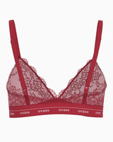Guess Jane Triangle Logolu Bralet Siren Red